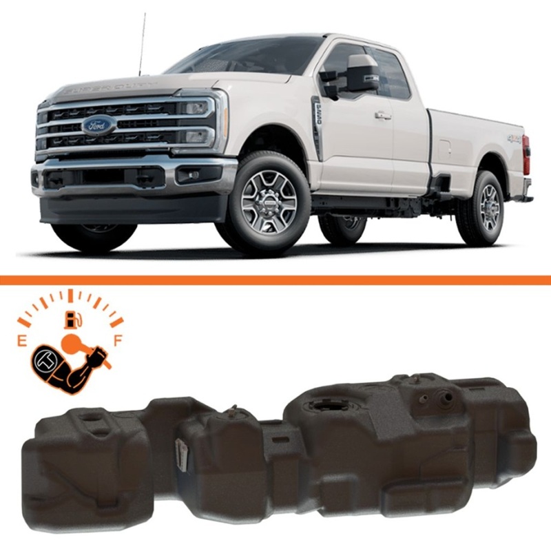 Ford F-350 Fuel Tank - Titan Fuel Tanks - XXL Mid-Ship - `17-`25